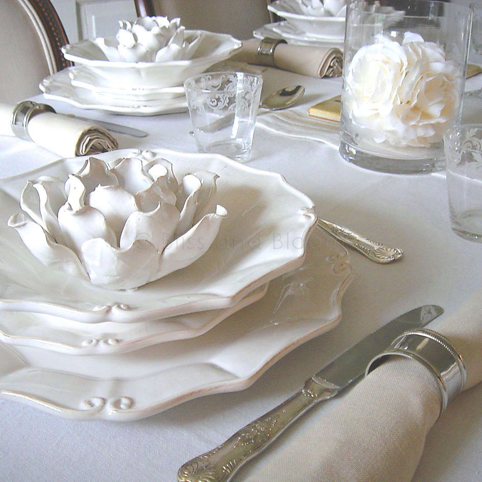 French Style 18pc Dinner Set Bliss And Bloom Ltd