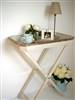 Off white tray on a stand