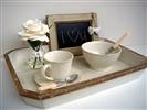 Country cream tray