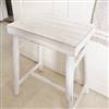 White wash wooden stool
