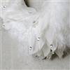 White feather wreath