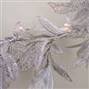Silver leaf light garland