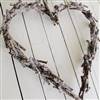 Large iced twig heart