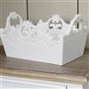 French style white storage box