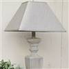 Grey lampbase with shade