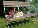 Country style garden bench