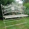 French style garden bench