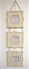 Cream hanging photo frames