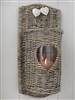 Willow heart wall lantern