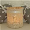 Pretty jute tea light holder
