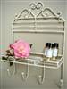 Pretty heart wall shelf and hooks