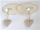 Cream Heart Wall Hook