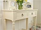 Elegant cream console table