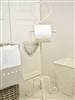 Heart toilet roll holder stand