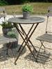 Natural wooden bistro table