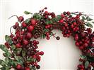 Red berry & leaf wreath