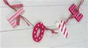 Wooden LOVE garland