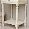 Cream bedside side table