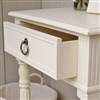 Cream bedside side table