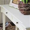 Cream 2 drawer console table