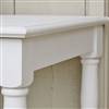 French style white console table
