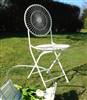 Cream garden chair x 2