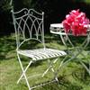 Cream French style folding chair