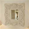 Stone coloured bevelled mirror