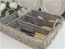 Willow cutlery tray