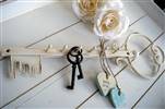 Key-shaped key holder