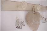 Antique cream peg hook