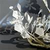 Raised - crystal style candle ring