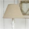 Table lamp linen shade 53cm