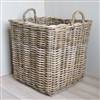 X Large Square Rattan Baskets Log Laundry