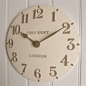 Gorgeous cream wall clock