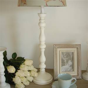 Large white lamp base SECONDS