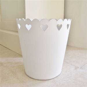 Heart waste paper bin/planter
