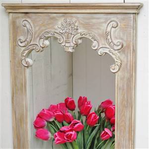 French style long wall mirror
