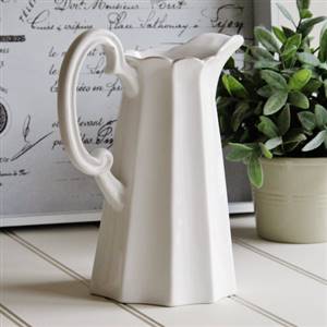 French style fluted jug