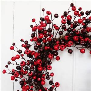 Large red berries wreath