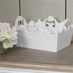 French style white storage box