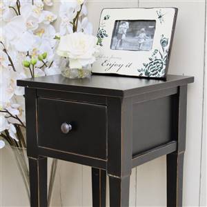 Black side table SECONDS