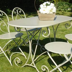 French style garden furniture table