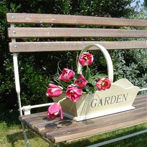 Country style garden bench