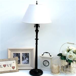 Black Lamp Cream Shade