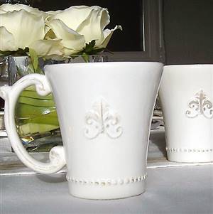 French style set of 4 mugs