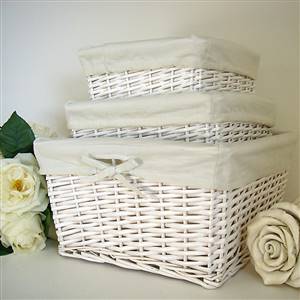 Set of 3 storage bins / baskets