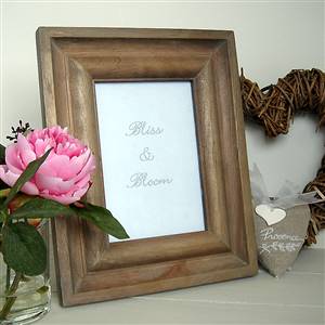 Large wooden photo frame