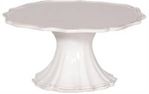 French style fluted cake stand