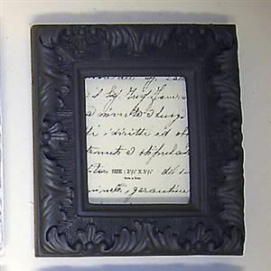 Small grey picture/photo frame